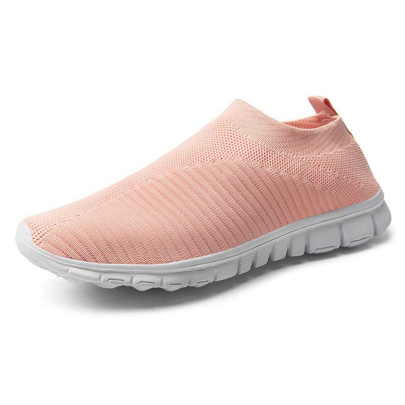 Fashion All-match Casual Sports Shoes Flying Woven Breathable - Velora