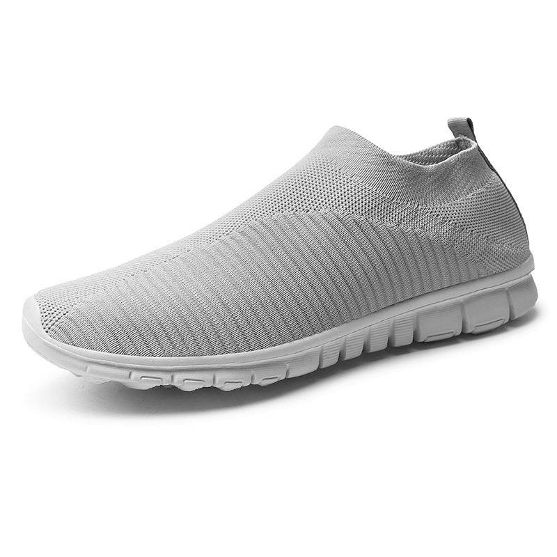 Fashion All-match Casual Sports Shoes Flying Woven Breathable - Velora