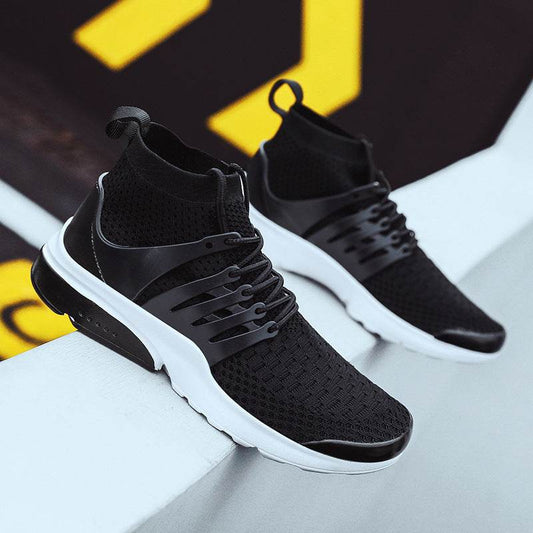 Trendy Mesh Fly Woven Net Red Breathable Canvas Shoes - Velora