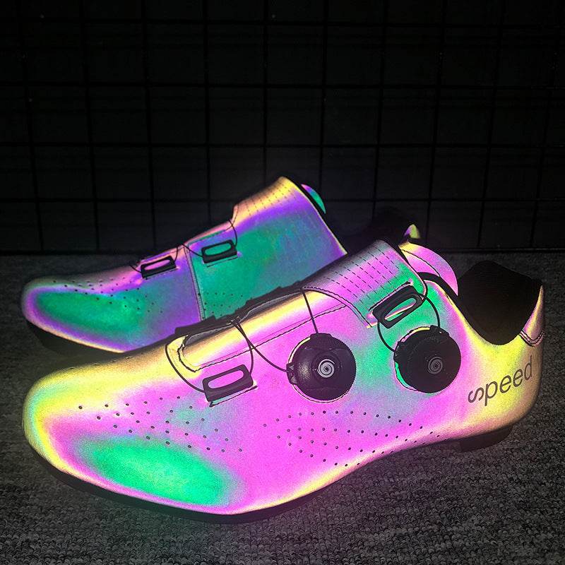 Color-changing Reflective Couple Cycling Shoes Men And Women Road - Velora