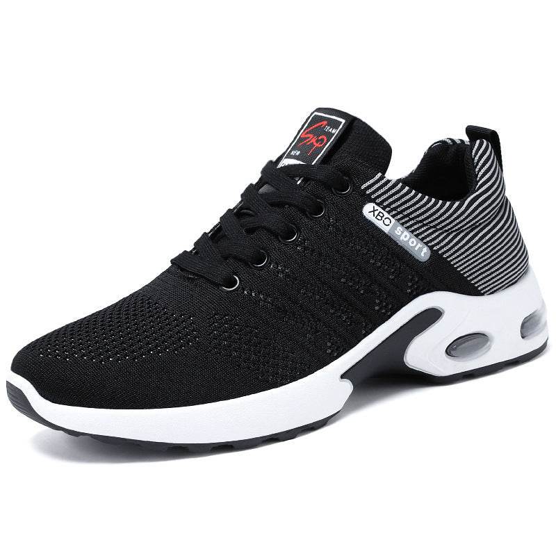 Non-Slip Lace-Up Running Shoes Korean Lightweight Casual Sports Shoes - Velora