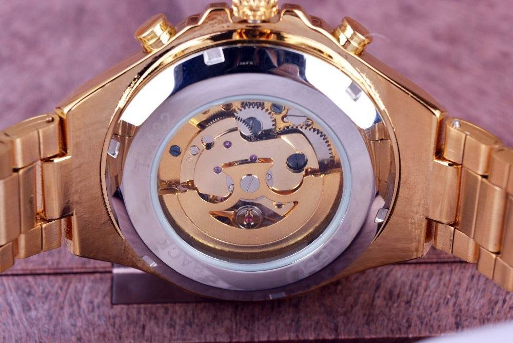 Personalized All-steel Hollow Automatic Mechanical Watch Fashion Watch For Men - Velora