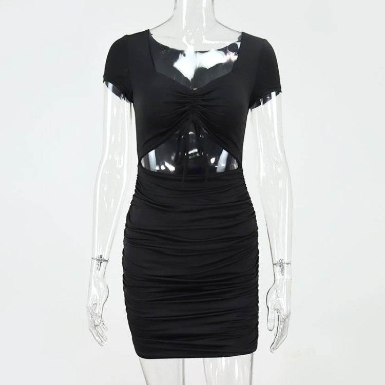 Ladies Bodycon Mini dress Open belly Club Party Dress - Velora