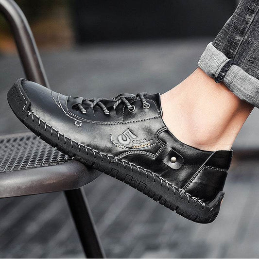 New Business Casual Shoes Men's Fashion Casual Leather Shoes - Velora