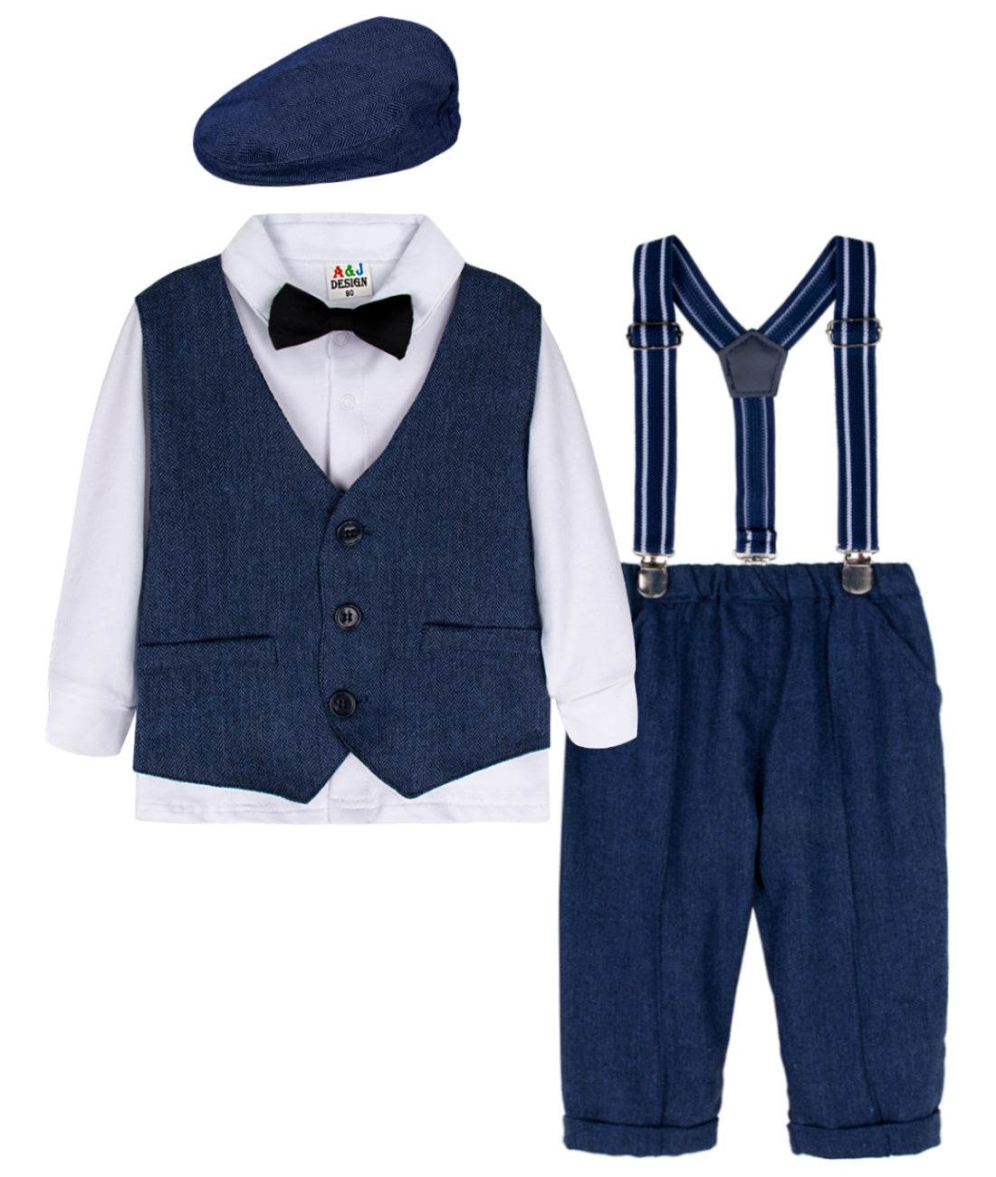 Male Baby British Style Gentleman Suit - Velora