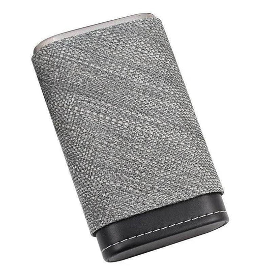 Portable Travel 3 Pack Humidifying Leather Cigar Case - Velora