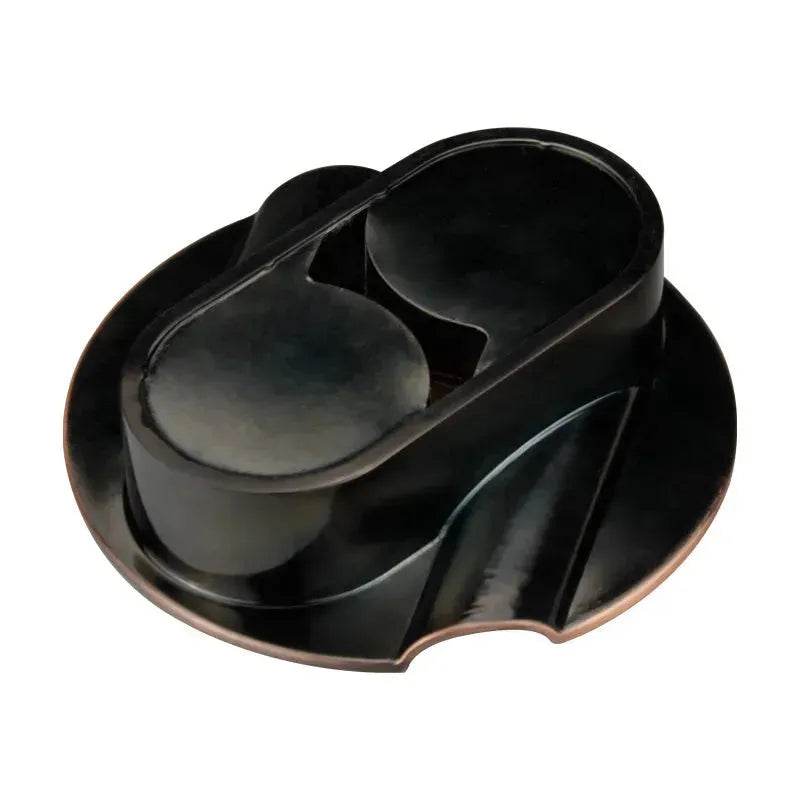 Metal Double Slot Retro Personality Ashtray - Velora