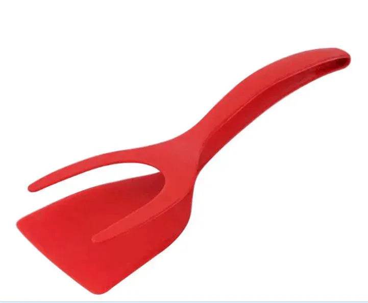 2 in 1 Silicone Omelette Pancake Spatulas and tong - Velora