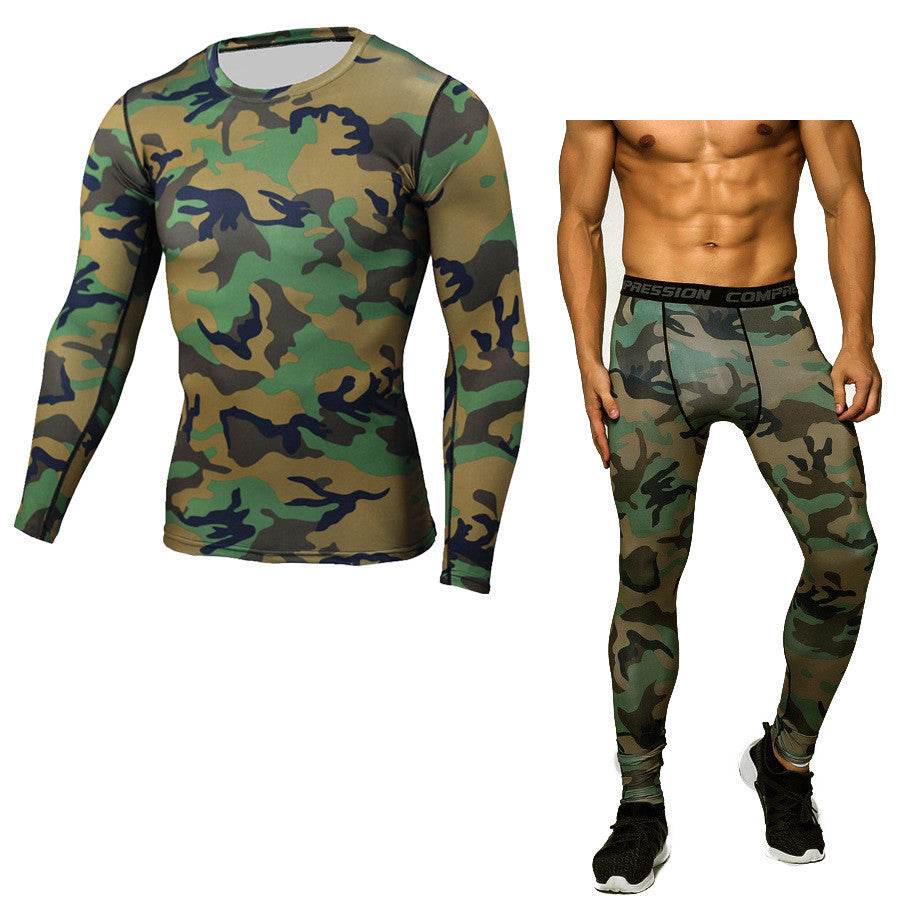 2pcs Camouflage Sport Fitness Workout Gym Outfit set - Velora