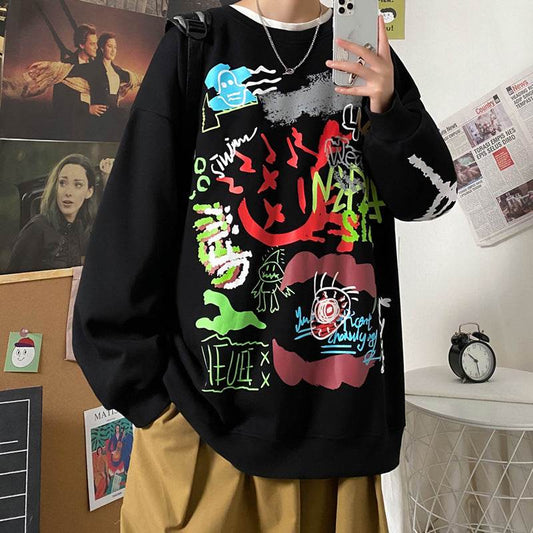 Round Neck Sweatshirts Men'S Clothing Sweatshirts Men'S Super Dalian Cap Sweatshirts Men'S Hoodies - Velora