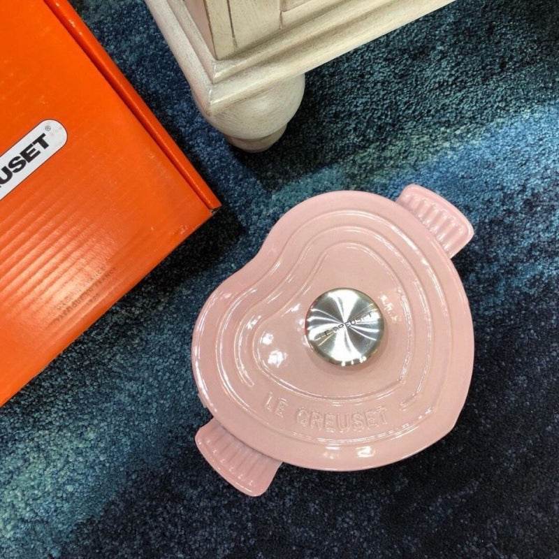 LeCreuset Enamel Cast Iron Pot Love Pot Heart-shaped Deep Pot Saucepan - Velora