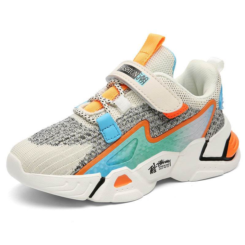 Children's Flying Knit Sneakers, Boys' Casual Sneakers - Velora