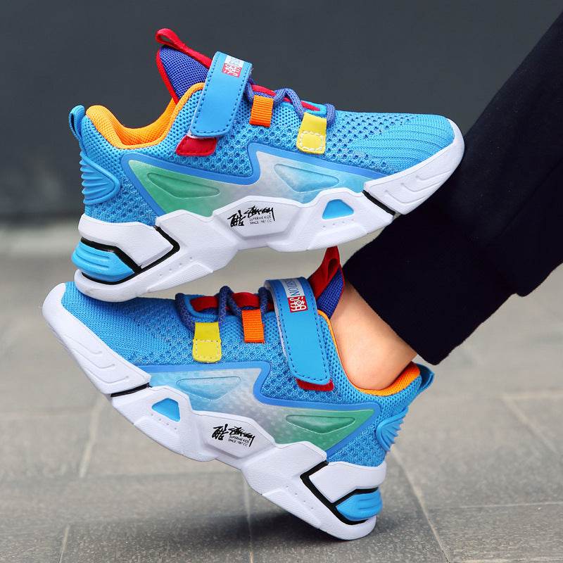 Children's Flying Knit Sneakers, Boys' Casual Sneakers - Velora