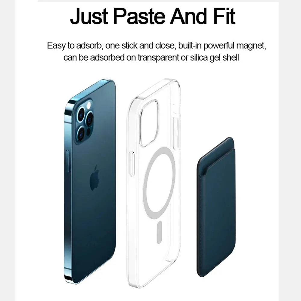 12 Magnetic Phone Case Anti-drop Transparent Protective Cover - Velora