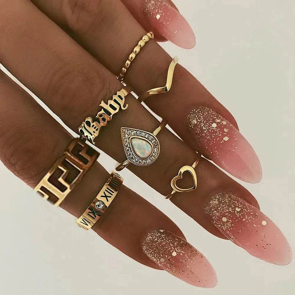 Enchanting Solstice Zircon Ring set for women - Velora