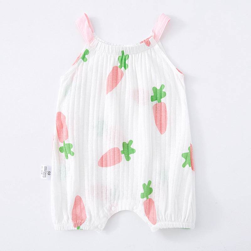 Baby Sling Bag Fart Clothing Baby Sleeveless One-piece - Velora