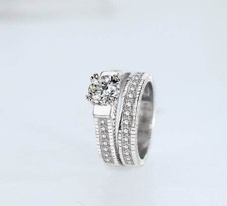 Luxury double decker ring - Velora
