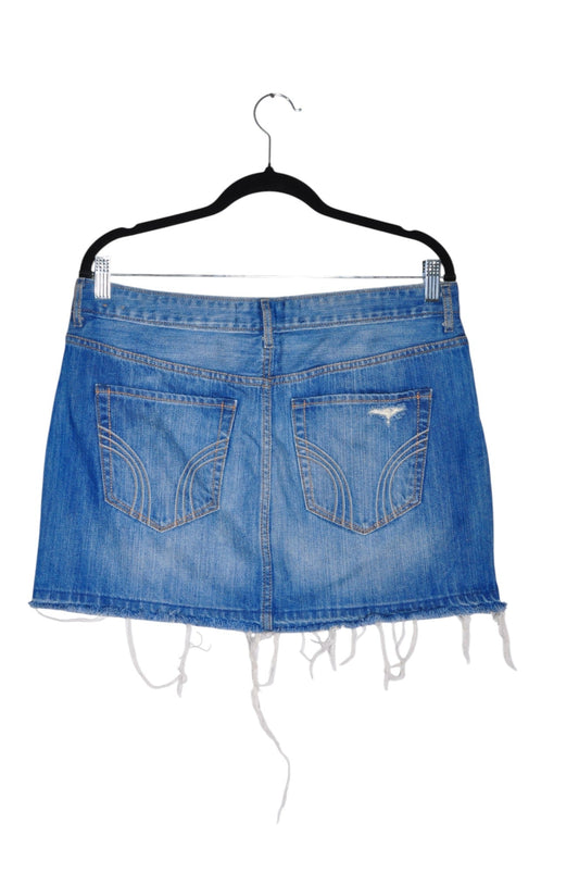 HOLLISTER Women Denim Skirts Regular fit in Blue - 30 - Velora
