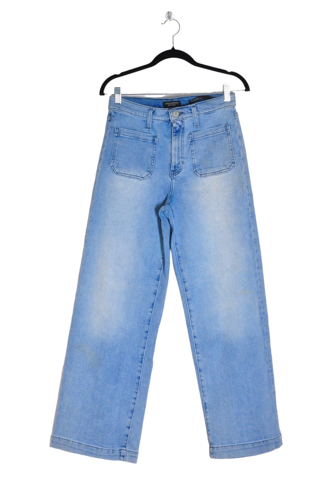 BANANA REPUBLIC Women Straight-Legged Jeans Regular fit in Blue - 29 - Velora