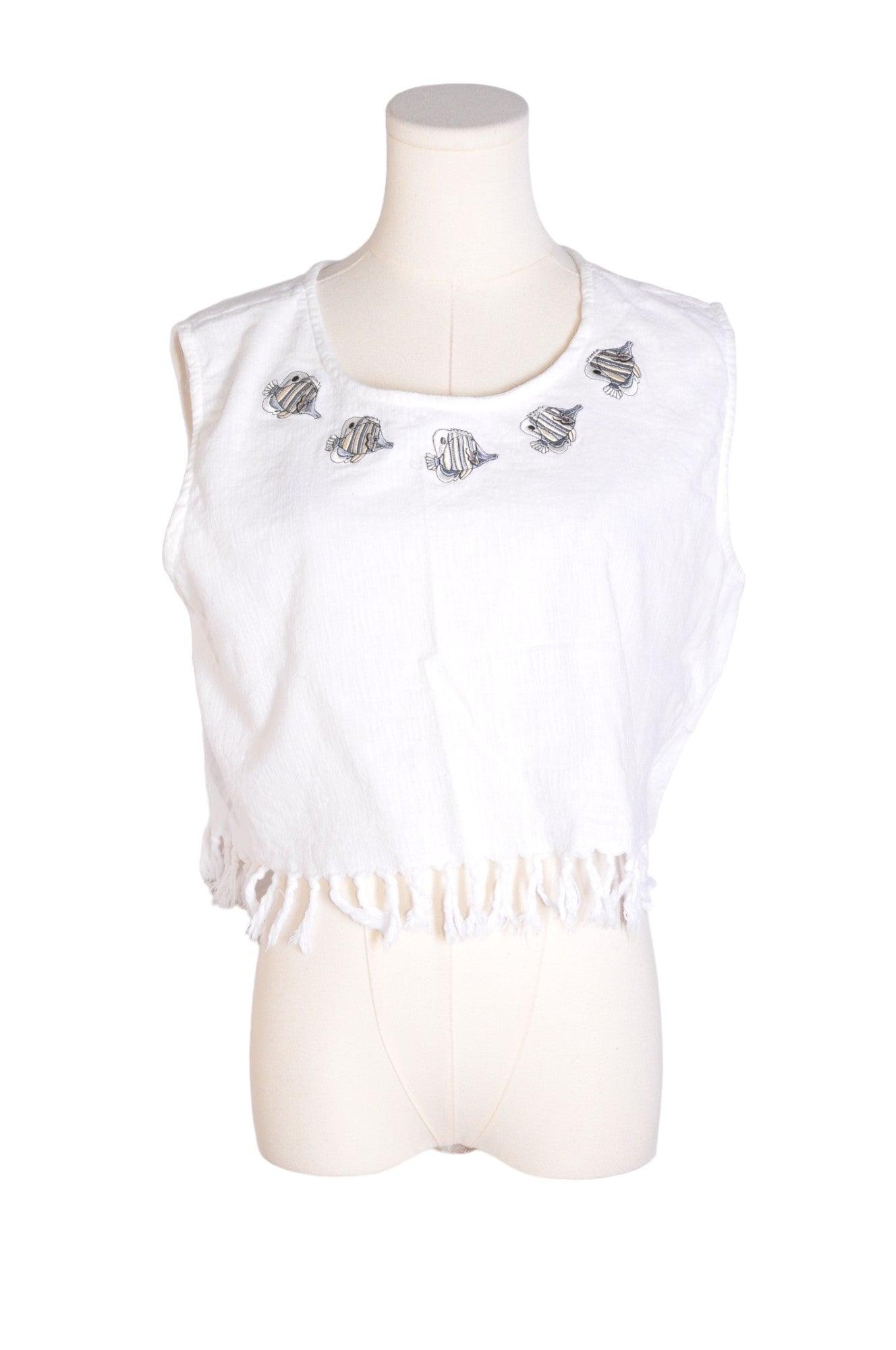 XCEPTION Women Crop Tops Regular fit in White - L - Velora