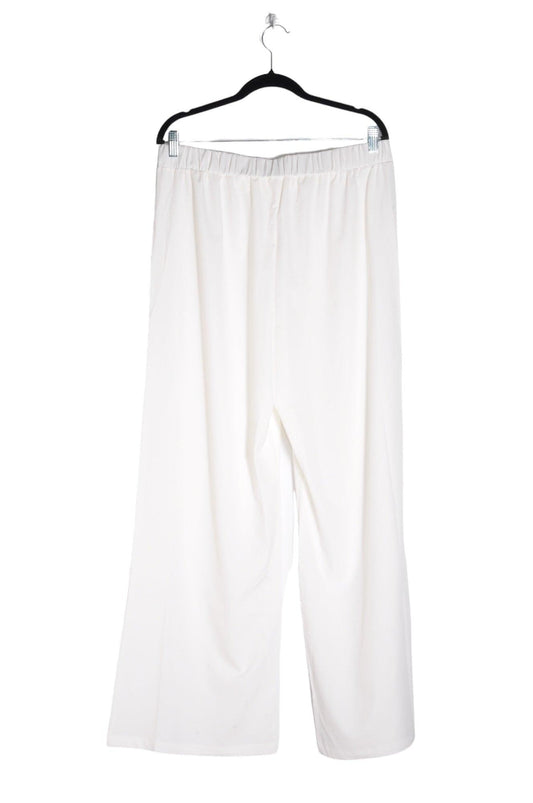 UNBRANDED Women Work Pants Regular fit in White - 2XL - Velora