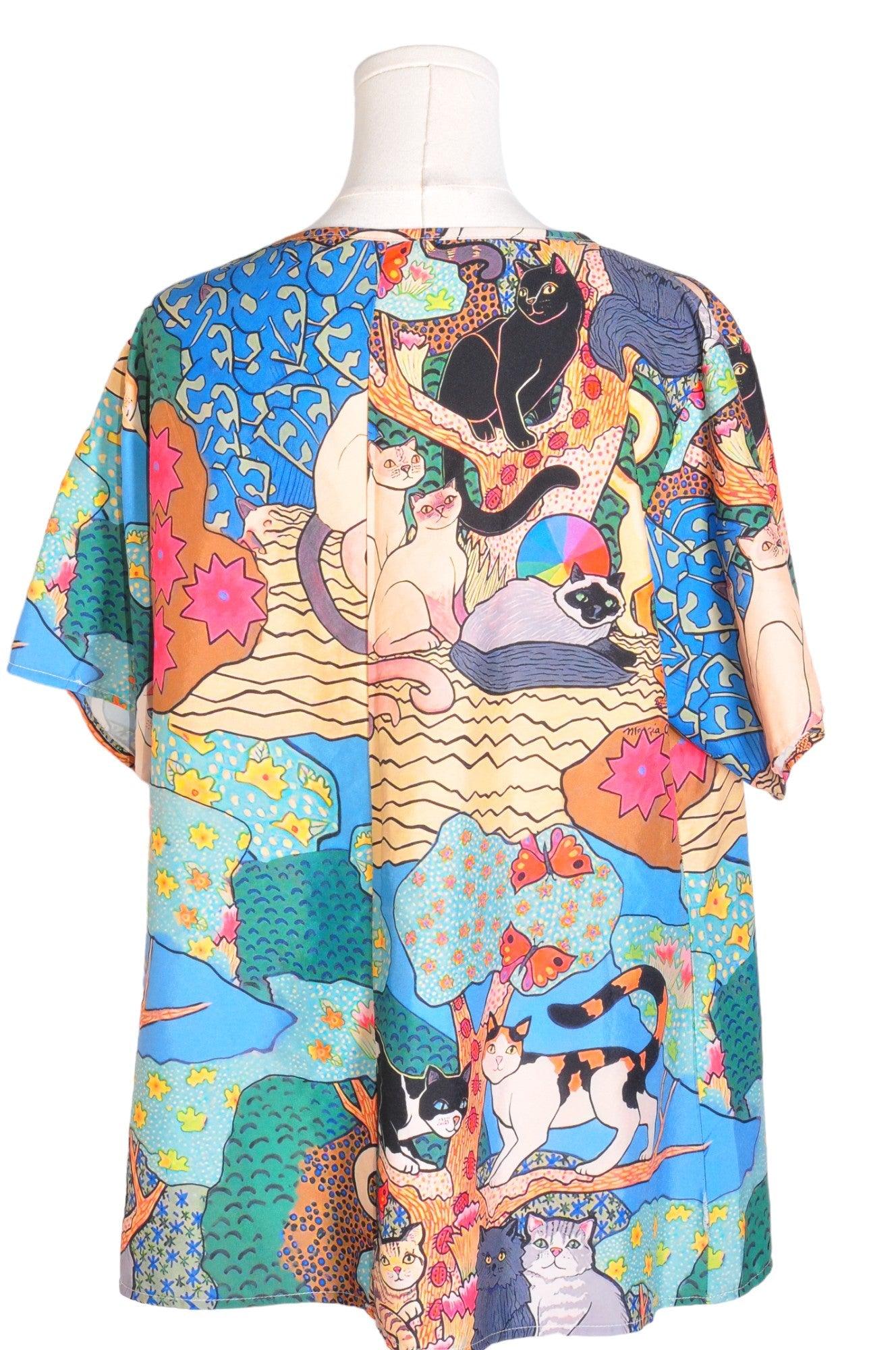 UNBRANDED Women T-Shirts Regular fit in Blue - XL - Velora