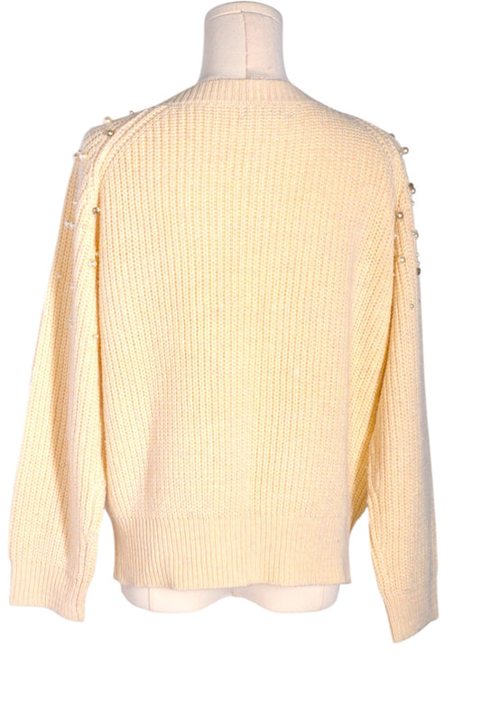 UNBRANDED Women Knit Tops Regular fit in Yellow - L - Velora