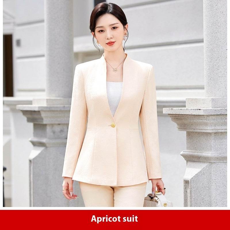 Female Autumn And Winter Long Sleeves Fashionable Suit - Velora