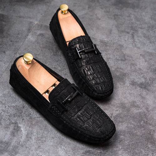Casual Shoes Men's Peas Shoes Driving Low-Top Flat Shoes - Velora