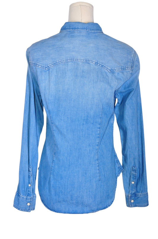 H&M Women Denim Tops Regular fit in Blue - 6 - Velora