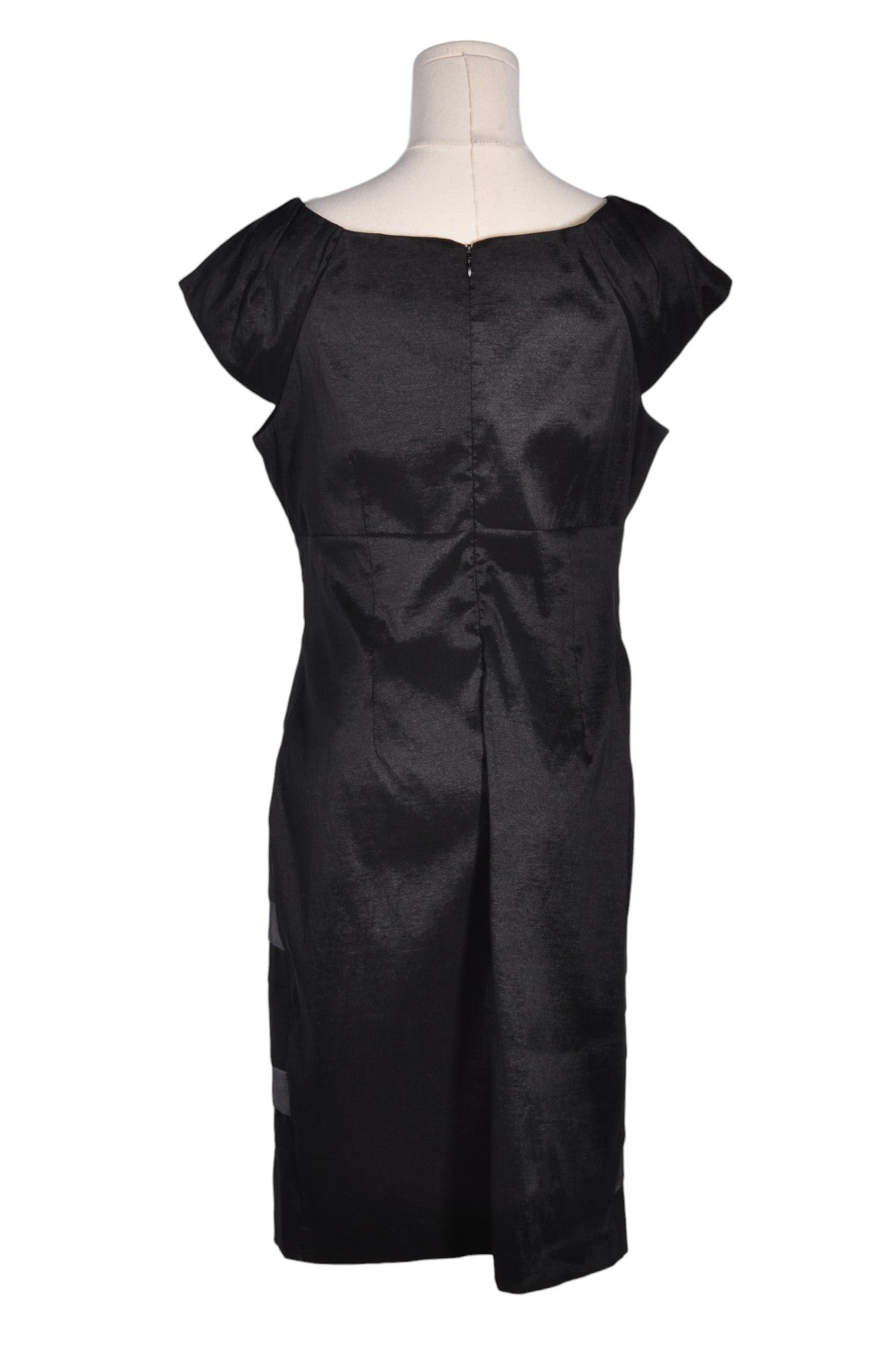 OBLIQUE Women Midi Dresses Regular fit in Black - 12 - Velora