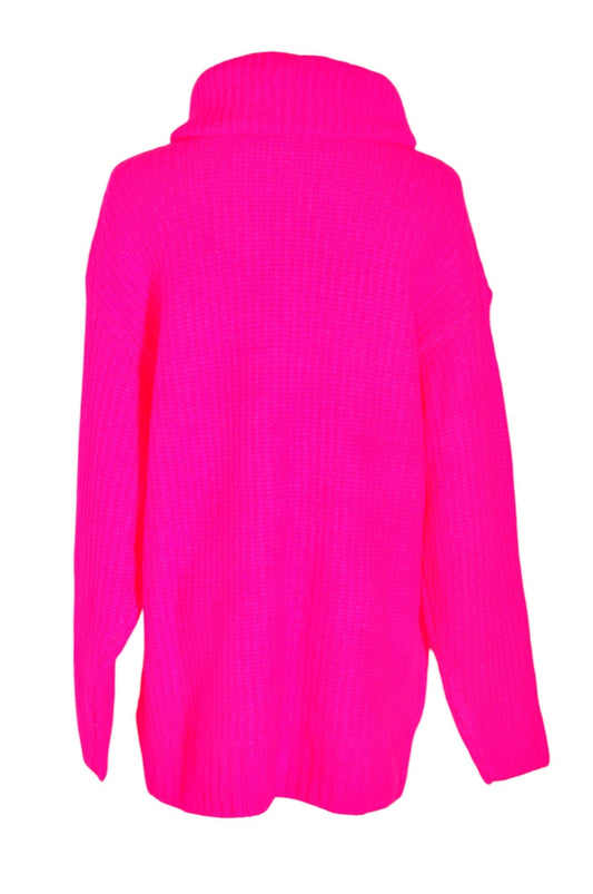 BEYOUTIFUL Women Turtleneck Tops Regular fit in Pink - XS - Velora