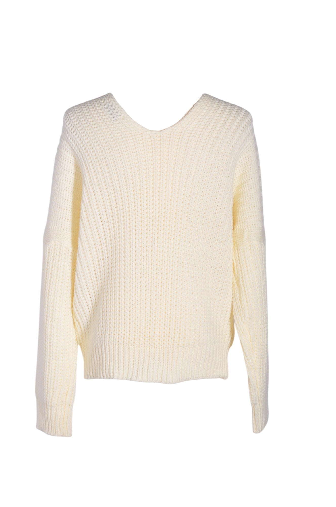 POOF APPAREL Women Knit Tops Regular fit in White - M - Velora