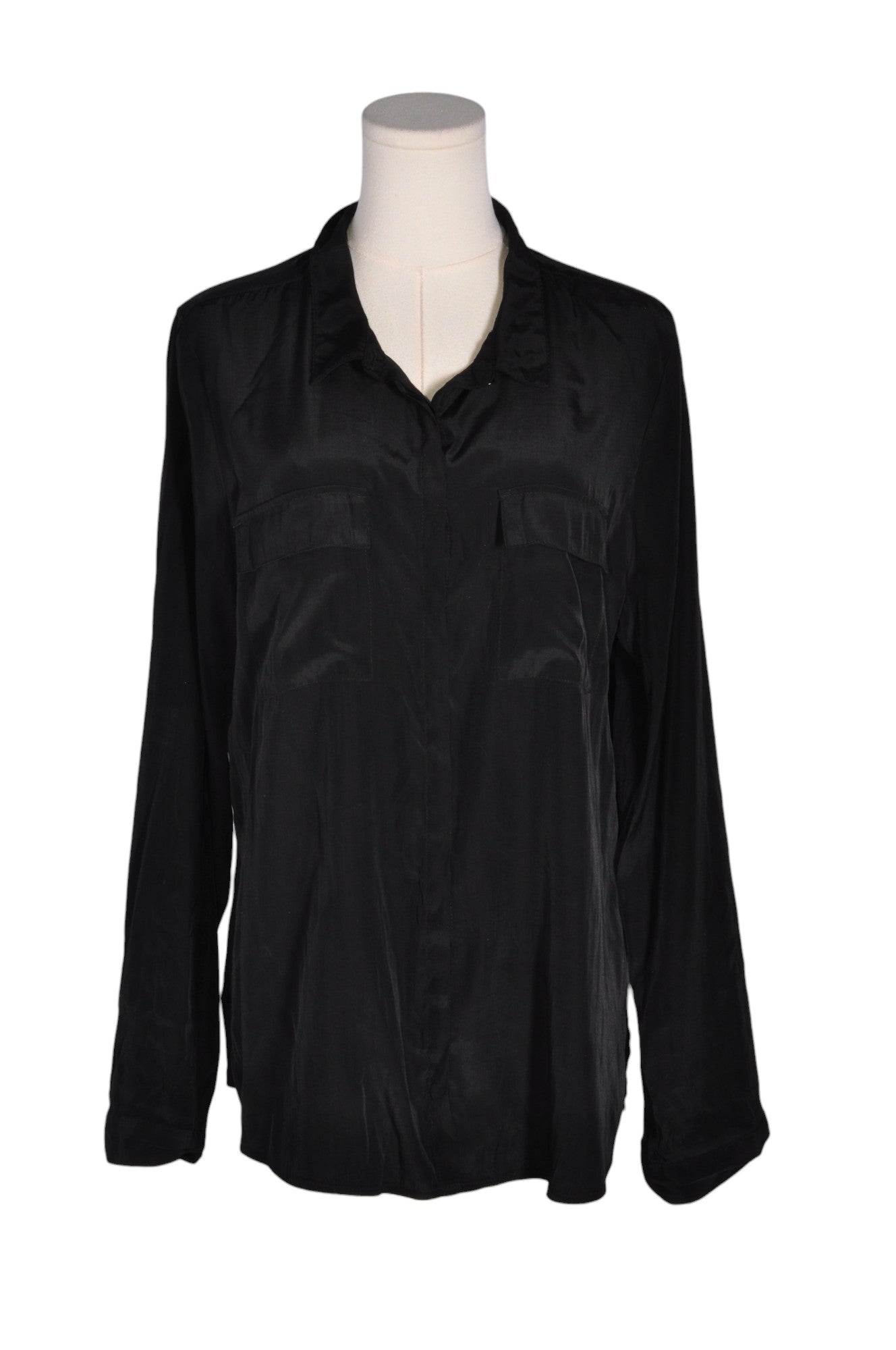 REITMANS Women Button Down Tops Regular fit in Black - XL - Velora
