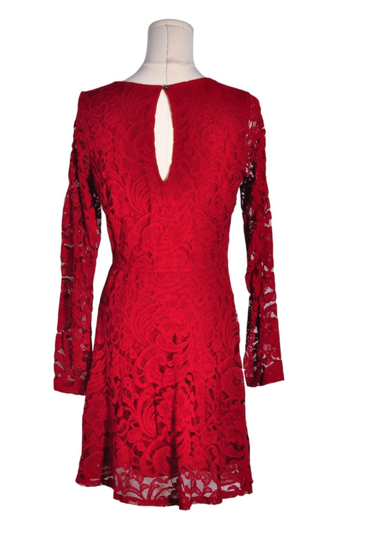 HOLLISTER Women A-Line Dresses Regular fit in Red - M - Velora