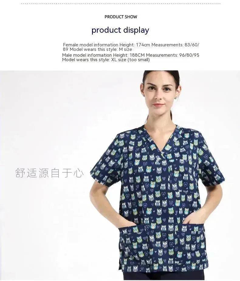 Surgical Gown Disposable Protective Pet Hospital Clothing Nurse Uniform Polyester Cotton - Velora