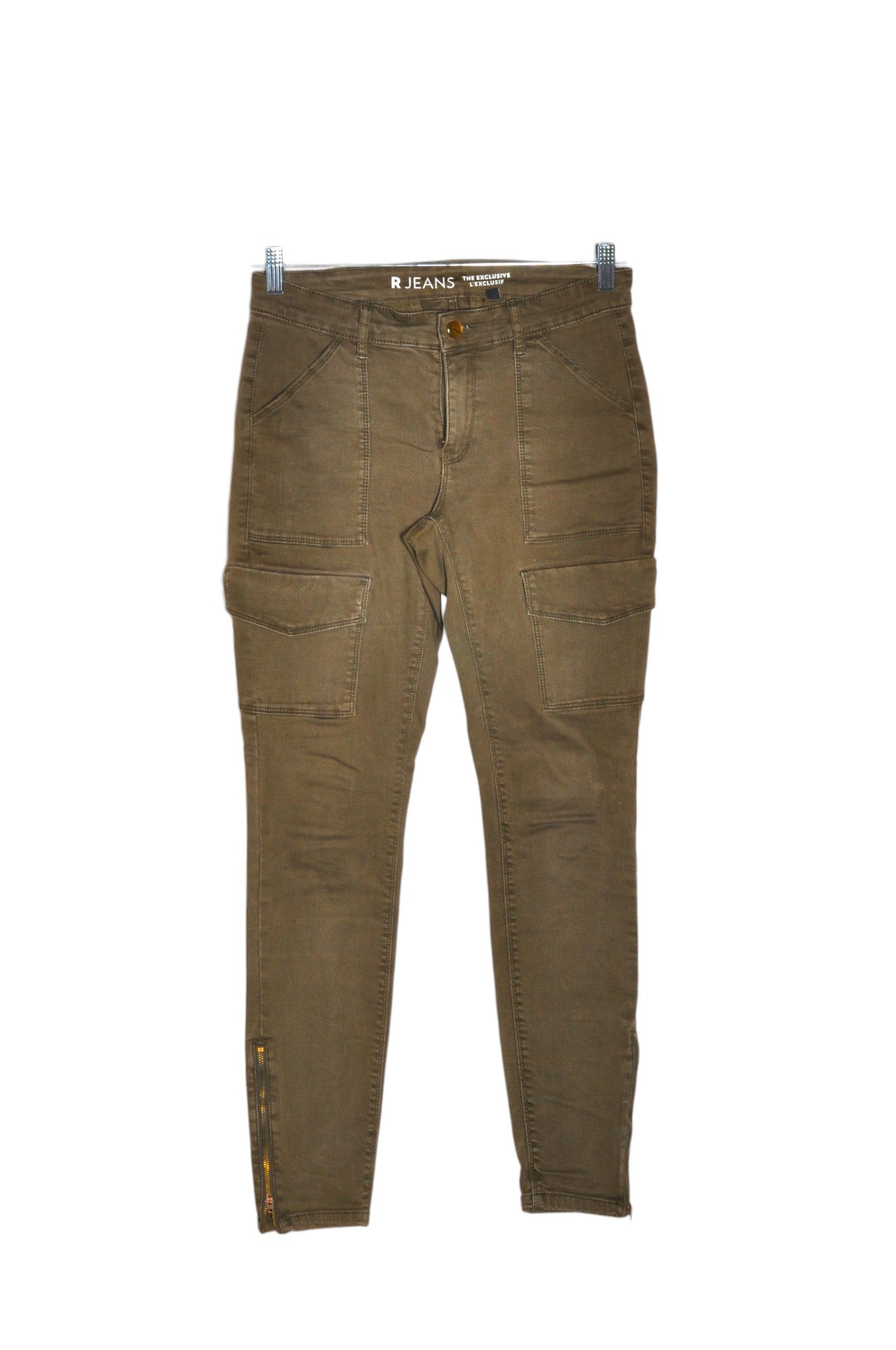 R JEANS Women Straight-Legged Jeans Regular fit in Green - 28 - Velora