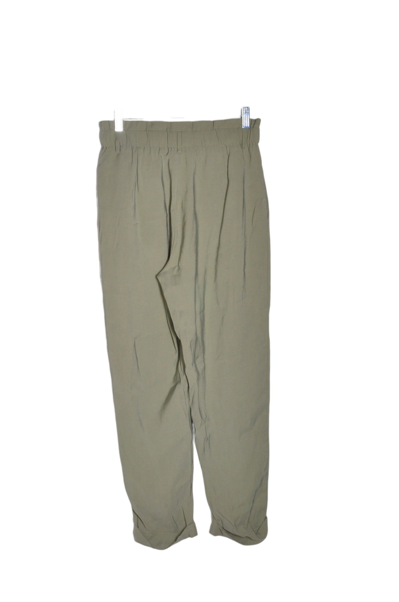ZARA Women Trousers Regular fit in Green - M - Velora