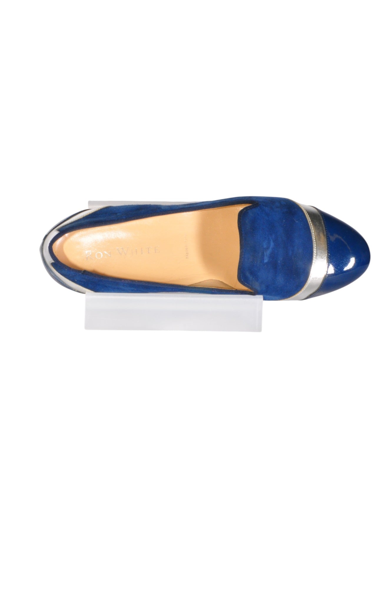 RON WHITE Women Flat Shoes Regular fit in Blue - 38 - Velora