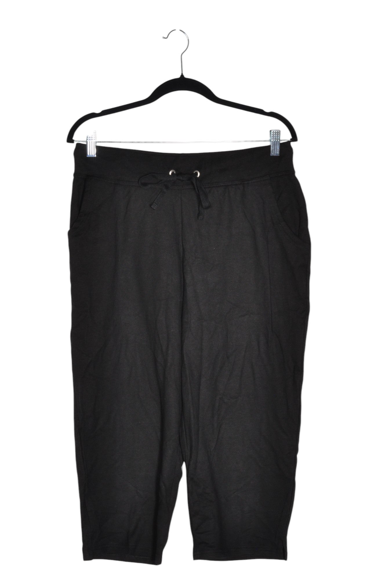 HANES Men Capri Pants Regular fit in Black - 1X - Velora