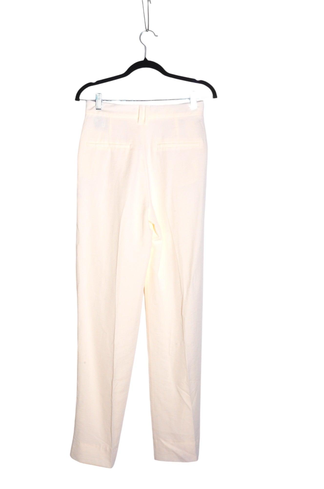 ZARA Women Work Pants Regular fit in White - XS Koop