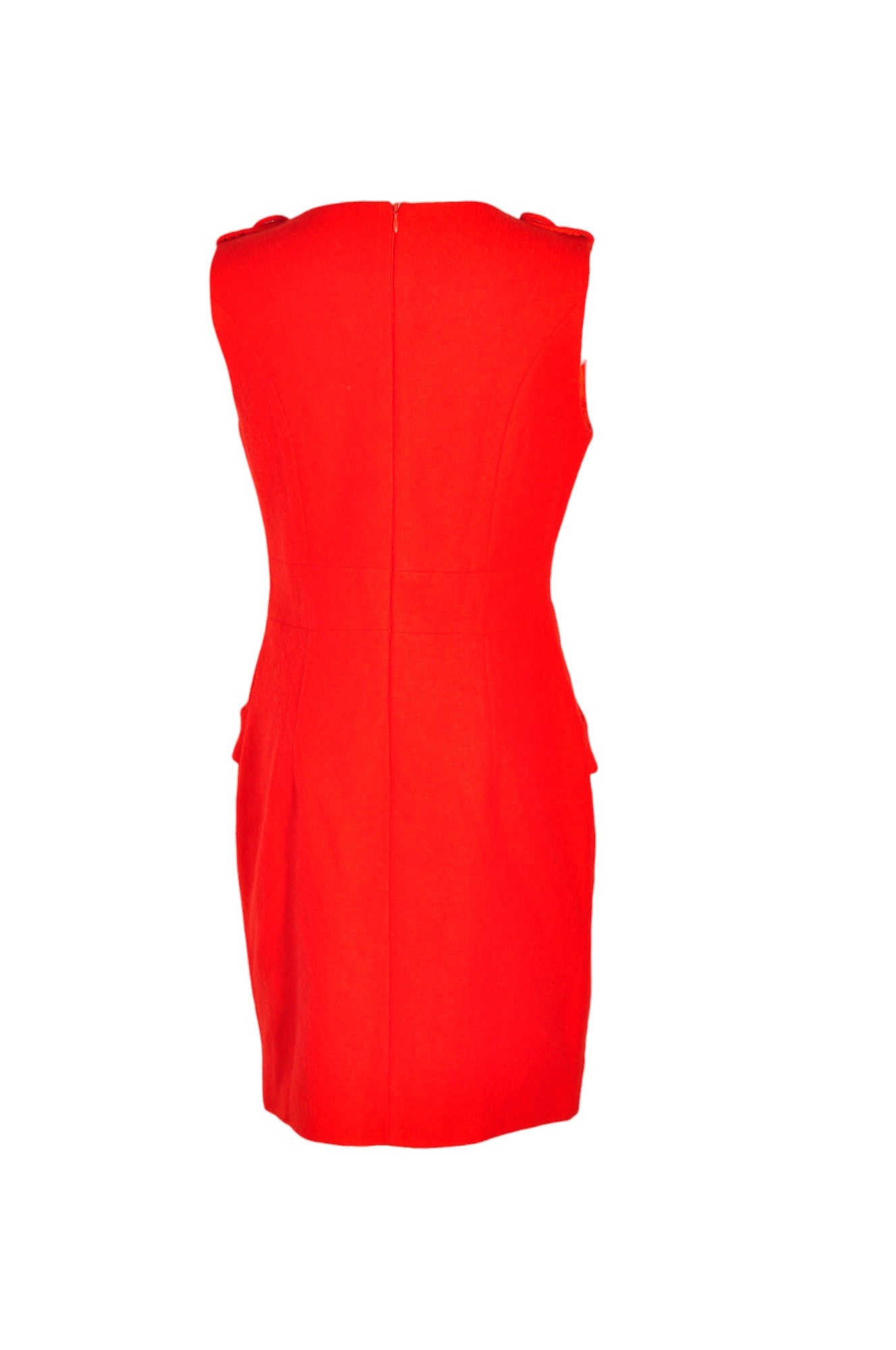 UNBRANDED Women Sheath Dresses Regular fit in Red - S - Velora