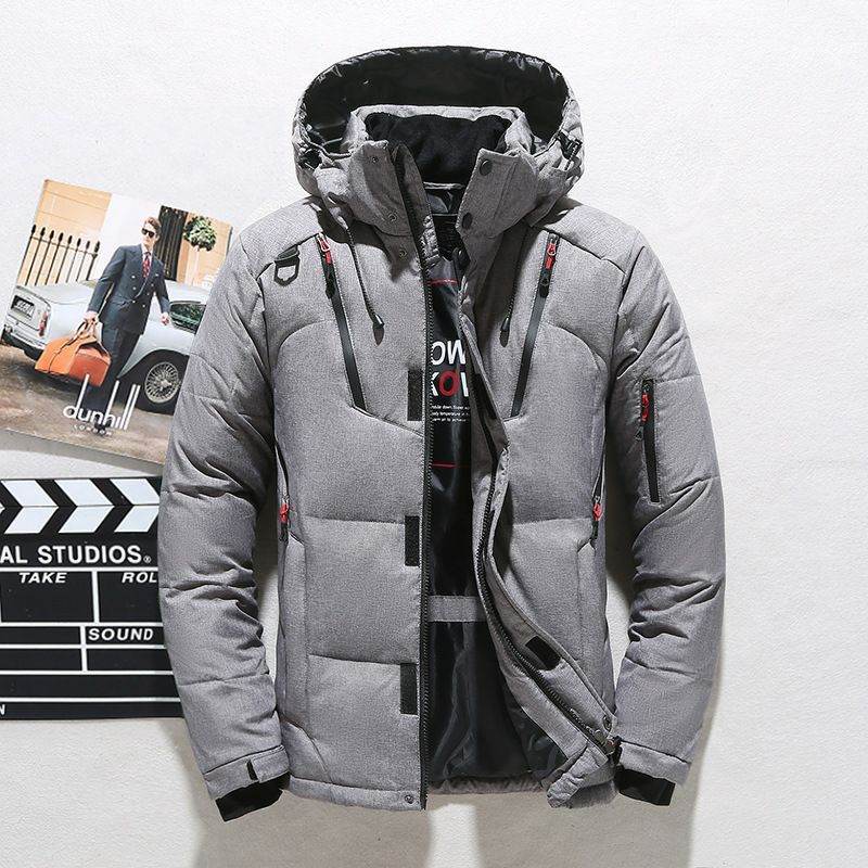 Outdoor Windproof Hooded Jacket Leisure Sports Coat With Pockets Warm Mens Clothing - Velora