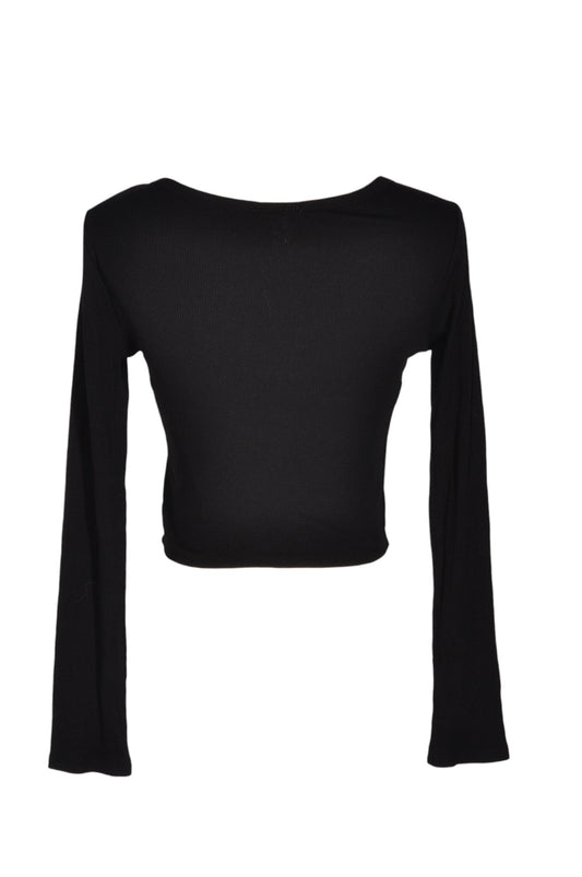 BOZZOLO Women Crop Tops Regular fit in Black - S - Velora