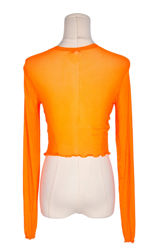 LOVE FIRE Women Crop Tops Regular fit in Orange - M - Velora