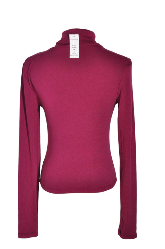 OLIVE & OAK Women Turtleneck Tops Regular fit in Red - S - Velora