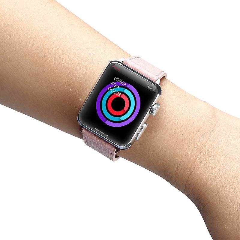 Leather smart watch strap - Velora