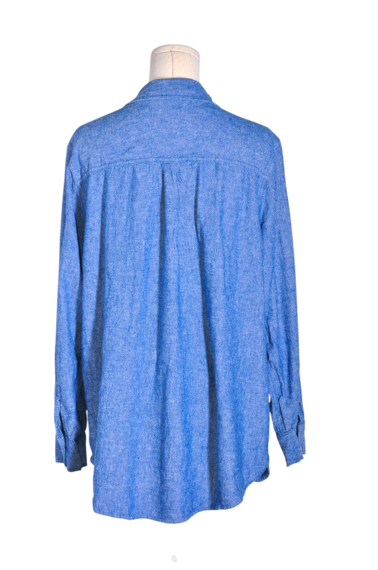 GAP Women Button Down Tops Regular fit in Blue - L Koop