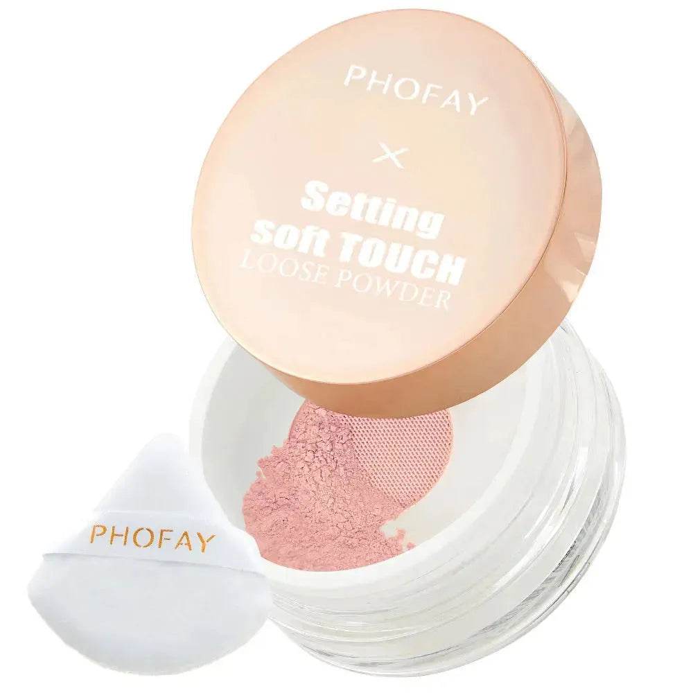 PHOFAY Soft Touch Loose Setting Powder Smooth Long Lasting Makeup - Velora