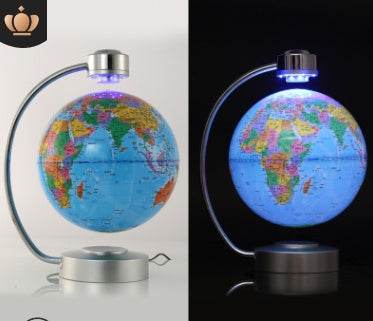 8 inch globe magnetic suspension office decoration company gift novelty creative birthday gift - Velora